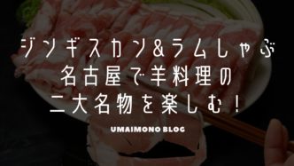 名古屋でジンギスカンとラムしゃぶが美味しいお店 グルメブロガーのおすすめ