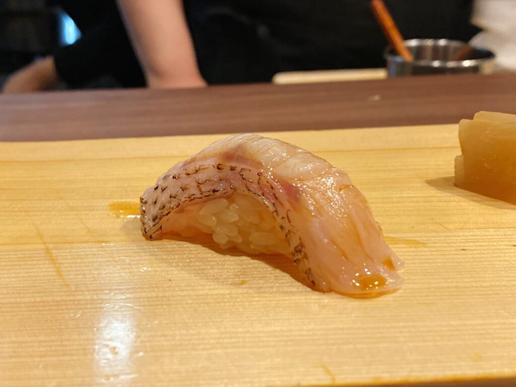 キンメダイ　握り寿司