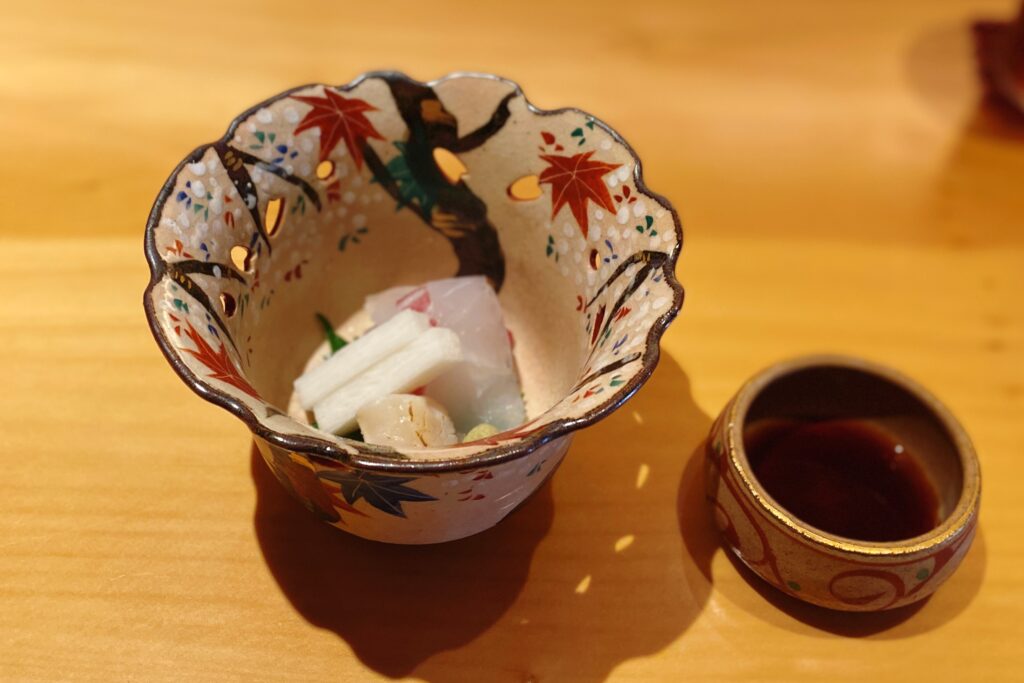 日本料理小西の御造り